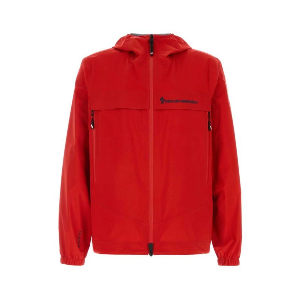 Moncler Grenoble Men Red Gore-Tex Shipton Windbreaker